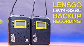 LensGo LWM-328C Wireless Lavalier Microphone Review - With Backup Recording!
