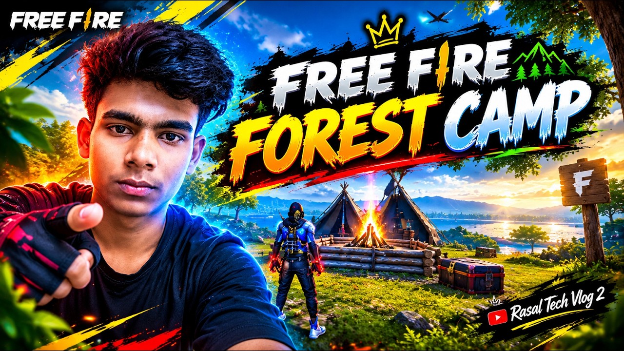 Free Fire Forest Camp 🌲🔥 || Rasal Tech Vlog 2 - YouTube
