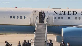 VP Pence arrives in Georgia for a day of rallies