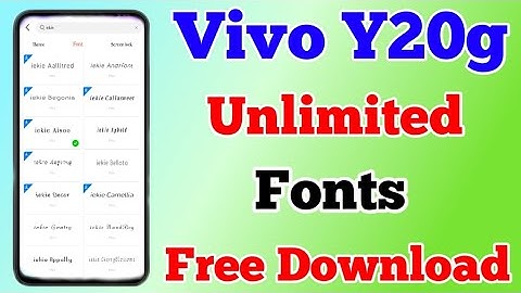Vivo Y20g Change Font Style || How To Free Download Font On Vivo Y20g || Technical Azamgarh