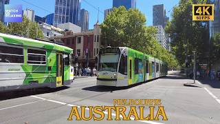 4K Walking Tour of Melbourne CBD | Summer Stroll Through the Heart of the City