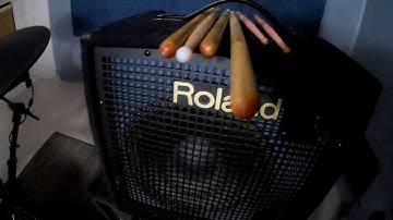 Carbon Drums Roland TD-27KV drum kit fly over