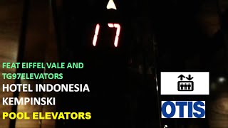 OTIS Traction Elevators at Hotel Indonesia Kempinski, Jakarta 「Pool, Key-carded Acess」