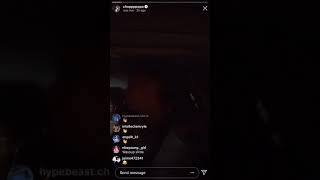 NLE CHOPPA hype previewing music on Instagram Live 7/26/19