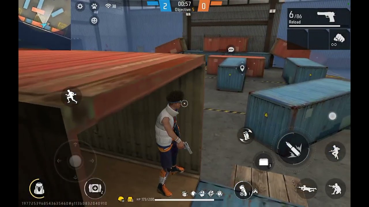 1vs1 FREE FIRE LONE WOLF RANKED 😎😁😜🔥