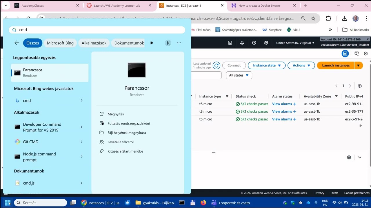 Docker Swarm Telepítése AWS EC2 Linux Szervereken | Lépésről Lépésre