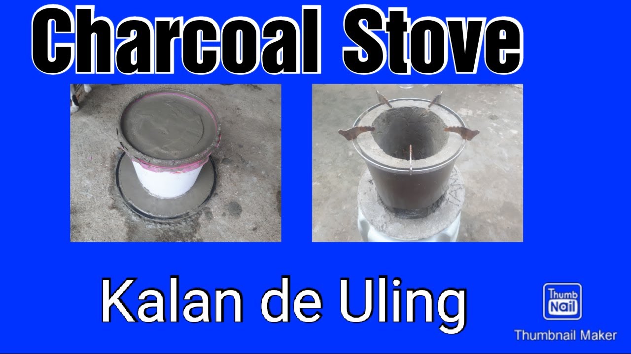 DIY Cement Charcoal Stove | Kalan de Uling | VNM VLOG - YouTube
