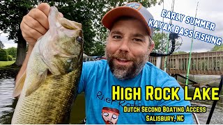 Bass Fishing High Rock Lake with the Shakey Head - Dutch Second Boating Access - Salisbury, NC