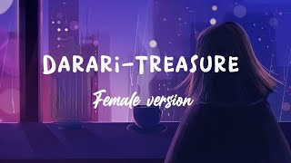 DARARI Treasure (Lirik) - Female Version