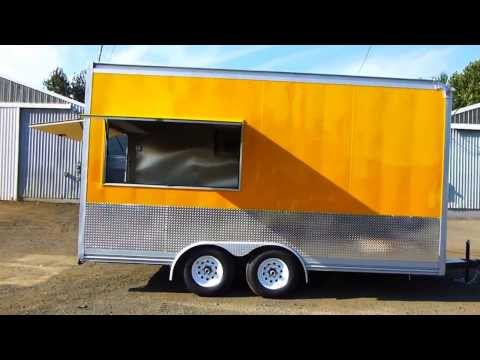 for-sale-yellow-food-cart-concession-kitchen-8×16