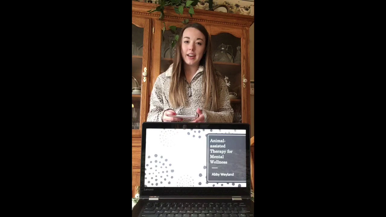 Animal assisted Therapy For Mental Health Persuasive Speech YouTube