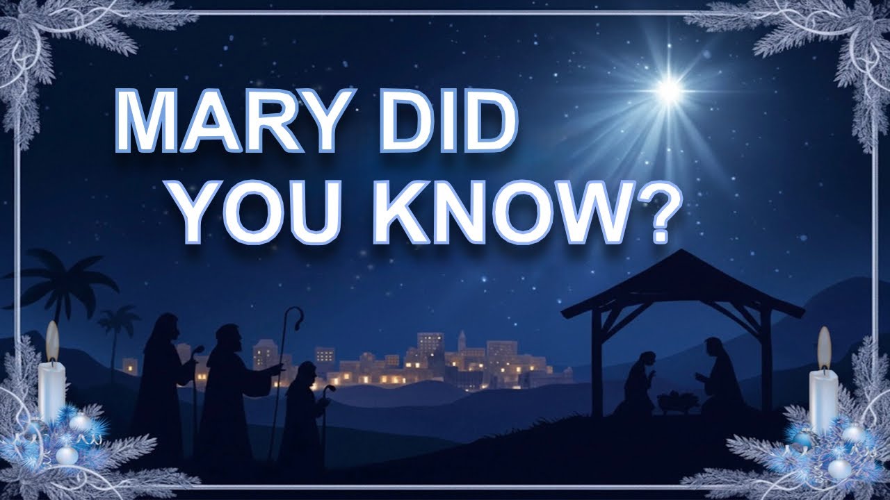 Mary Did You Know | Instrumental Christmas Carol with Lyrics