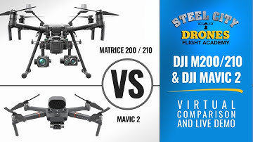 DJI MATRICE 200-210 and DJI MAVIC 2 |  Comparison & Demo