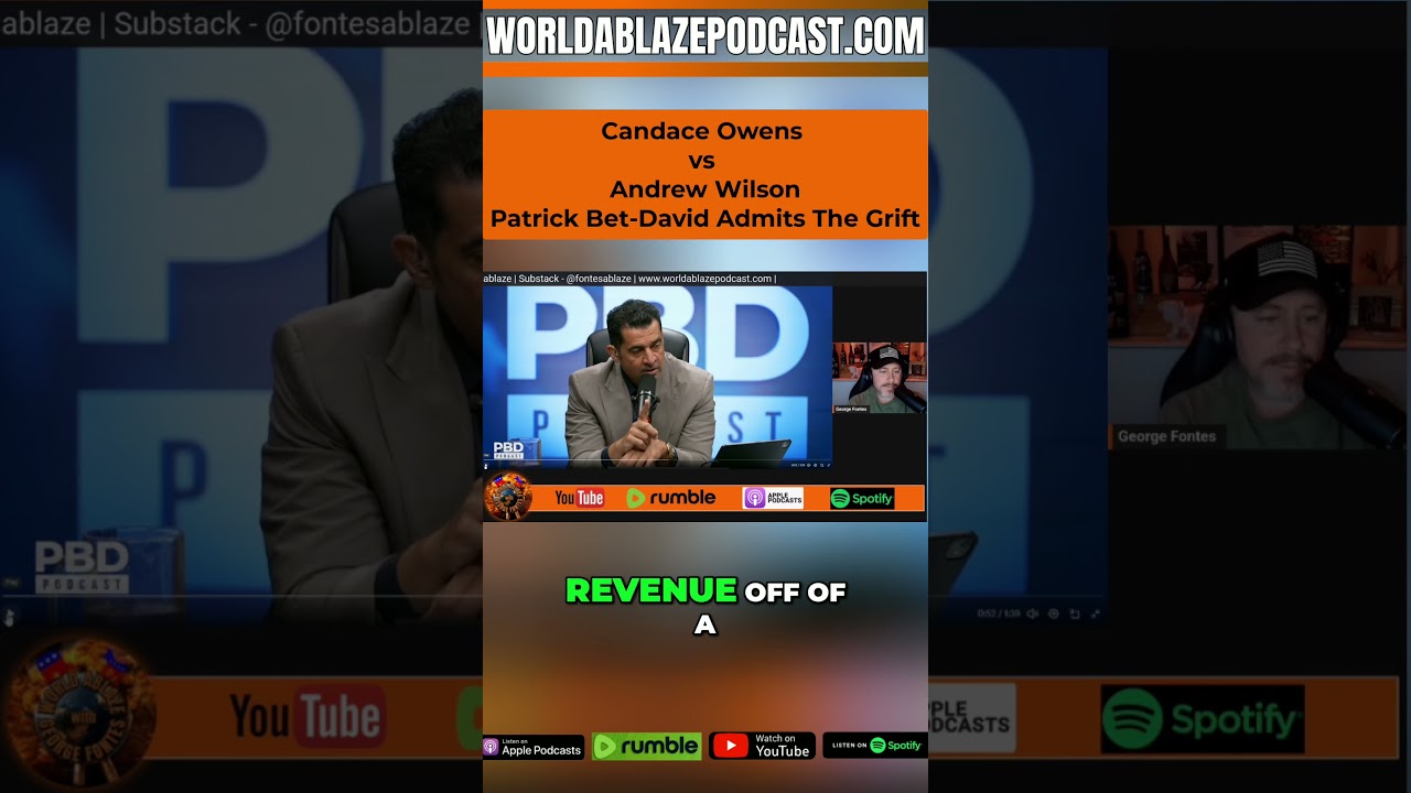PBD on Candace Owens Vs Andrew Wilson - A Business Investment