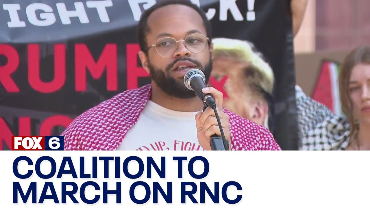 RNC 2024: Coalition to March rally in downtown Milwaukee | FOX6 News ...