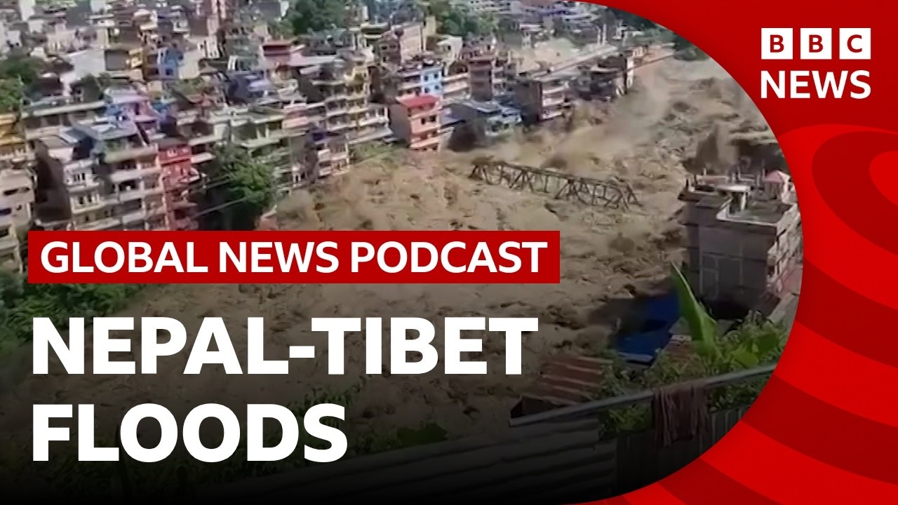 Nepal death toll rises after floods on Tibet border, and AI assists brain surgery | BBC News