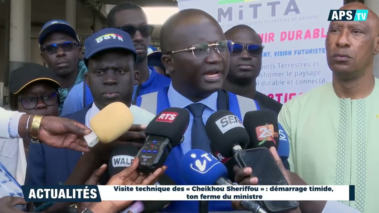 Visite technique des « Cheikhou Sheriffou » : démarrage timide, ton ferme du ministre