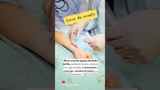 Sutura en Mano: Eje, Nudo y Tensión (Guía Rápida)