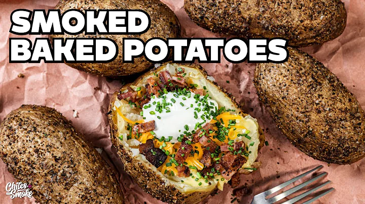 SMOKED BAKED POTATOES 🥔🔥 How to Make a Smoked Baked Potato on Pellet Grill