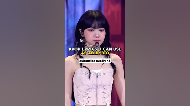 Kpop lyrics u can use as ur bio  #fypシ #kpop #kpopshorts