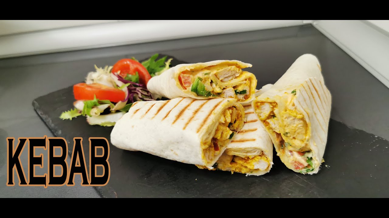 kebab casero de pollo | Rápido y fácil