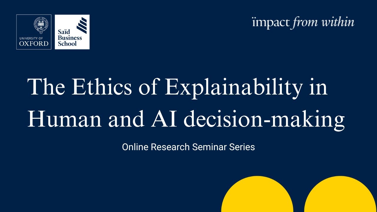 The ethics of explainability in human and AI decision-making