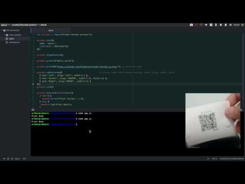 USANDO IMPRESSORA TÉRMICA EPSON COM NODE.JS - YouTube