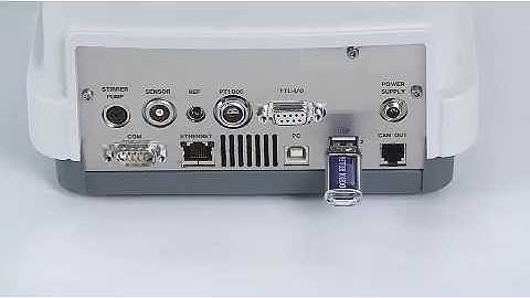 11. Setting up the USB Stick Data Transfer - Potentiometric Titration Tutorial