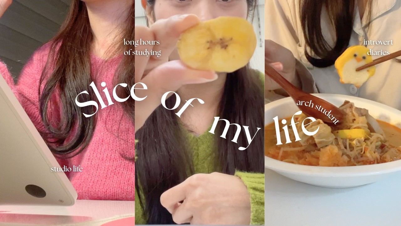 🎀📚 productive days in my life, balancing with studio days and self care, long study hours