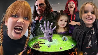 DRACULA FAMiLY the MOViE!! Halloween potions with Vampire Adley in Haunted House! NO TRiCK or TREAT