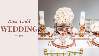 Rose Gold Wedding Decor Tips - 5 easy and affordable ideas screenshot 2