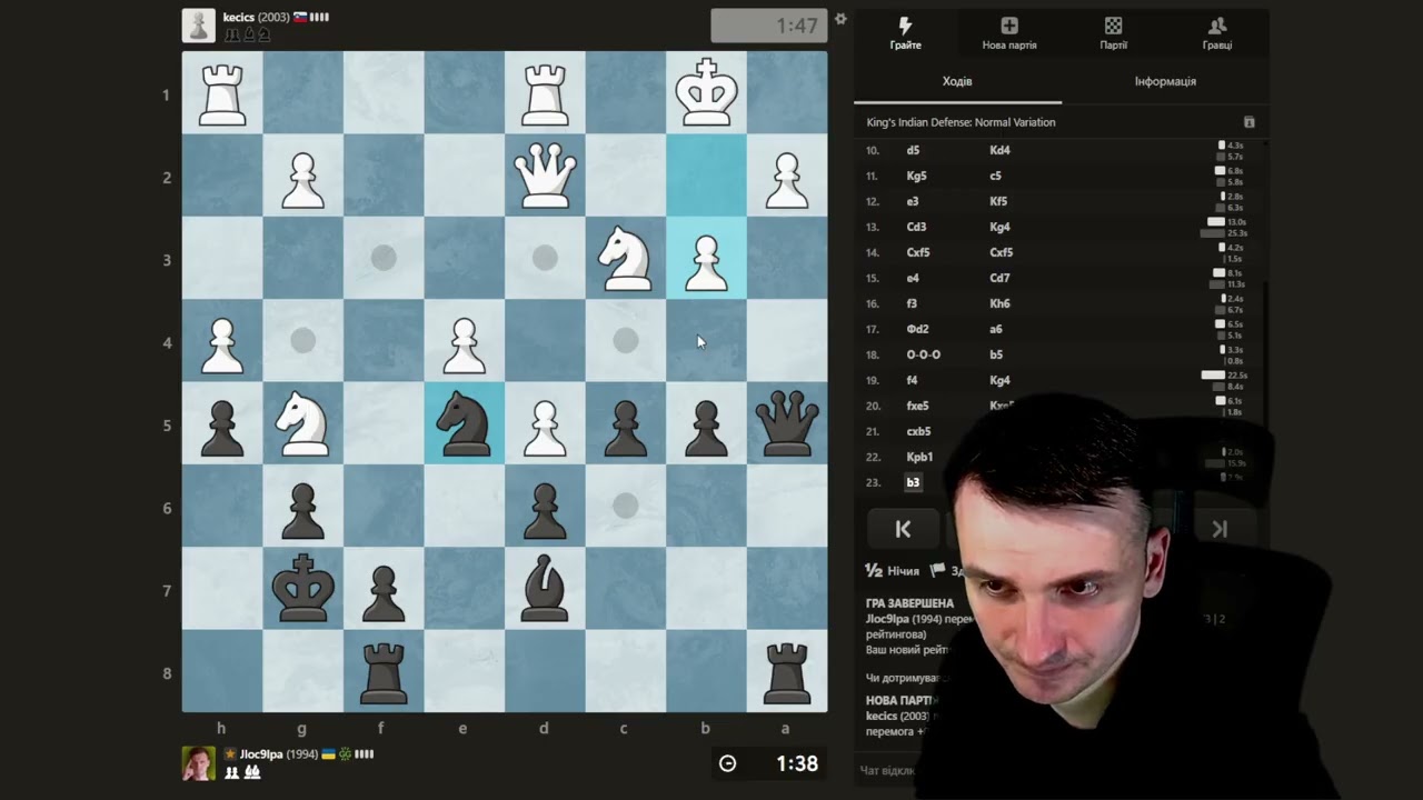 Дуже дуже сильний Кінь | Староіндійський Захист. Бліц