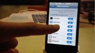 Maximization allows you to enable full screen mode for apps by remo...