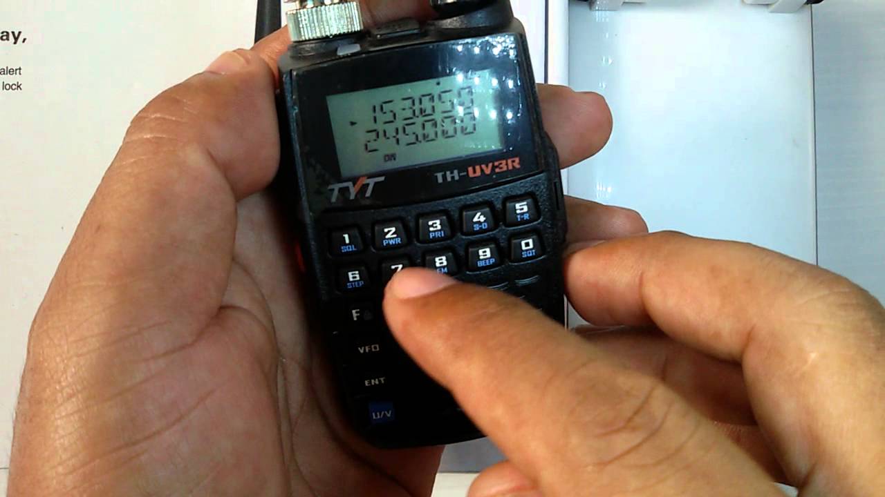 วิธีบันทึก TYT UV3R