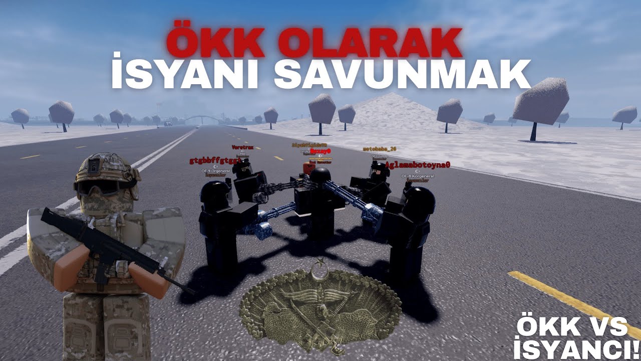 ÖKK Olarak isyanı savunmak! (ÖKK VS İSYANCI) | TA Turkish Armed Forces (Roblox)