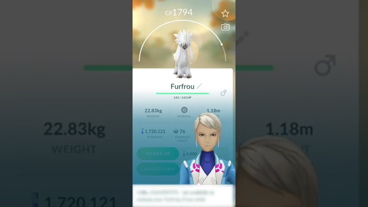 Changing Furfrou Natural form to its Heart ❤️ Trim 🤩🤩|Pokémon Go|