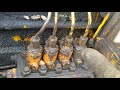 Caterpillar  D7 3T Ran out of diesel ~  how to prime your fuel system
