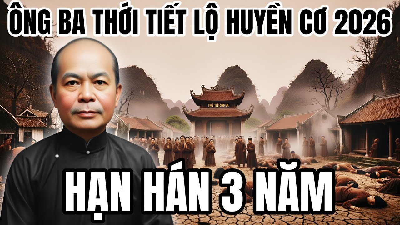 Ông Ba Thới tiết lộ Huyền Cơ 2026 -  HẠN HÁN 3 NĂM