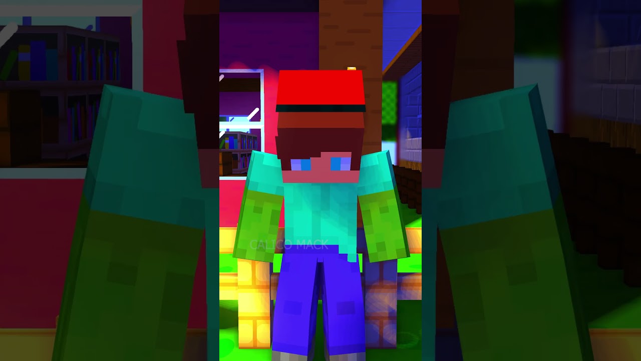 JJ and Mikey Became Zombies - Maizen Minecraft Animation 