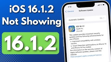 How To Fix iOS 16.1.2 Update NOT Showing on iPhone & iPad