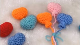Crochet Heart / Heart Balloon