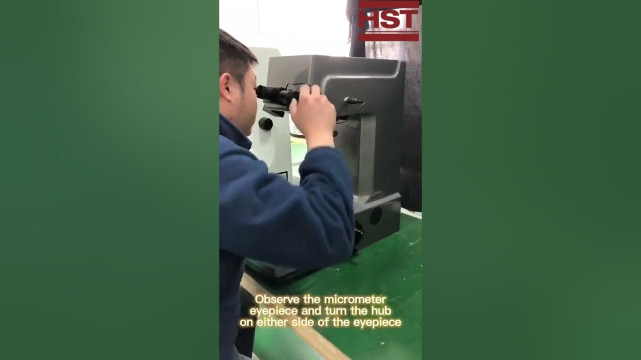HST HVS AutoTurret Micro vicker Hardness Tester Operation video YouTube