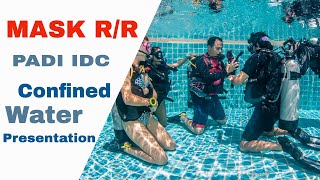 Mask Removal and Replacement - PADI IDC Confined Water Presentation