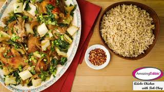 Making Slow Cooker Adobo Chicken With Bok Choy