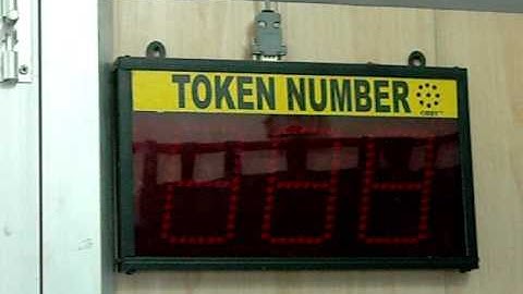 Token Number Display COSYCOM