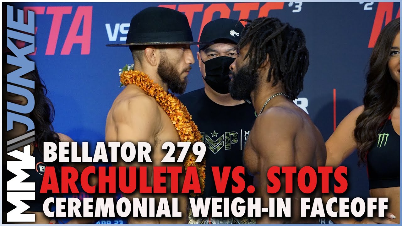 Juan Archuelta, Raufeon Stots face off before Bellator 279 interim title fight