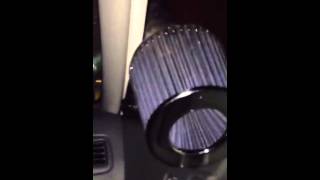 Vtec intake routed inside car