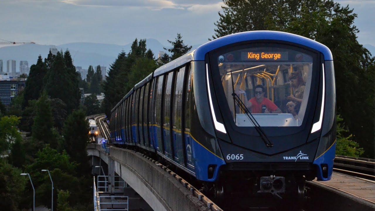 (NEW TRAIN) Translink 2023 Alstom Mark V skytrain compilation video ...