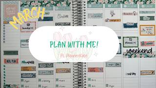 Plan With Me! | MARCH!!! | PlannerKate & Erin Condren