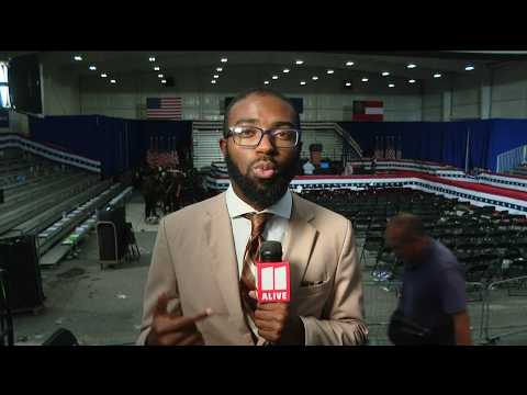 President Trump made a trip to north Georgia to campaign for republican gubernatorial and senate can